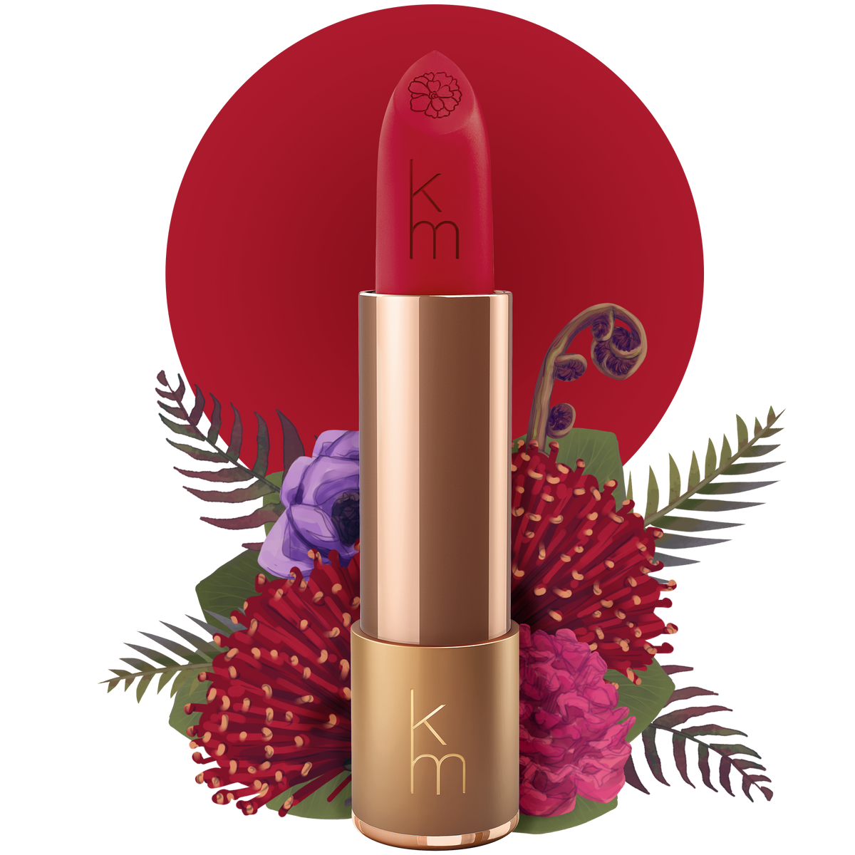 04 Red Shimmer - Natural Lipstick