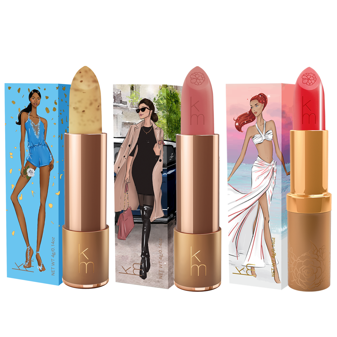 TRIO TREAT - LIP SCRUB, DRIVEN, & TROPICAL SUNSET