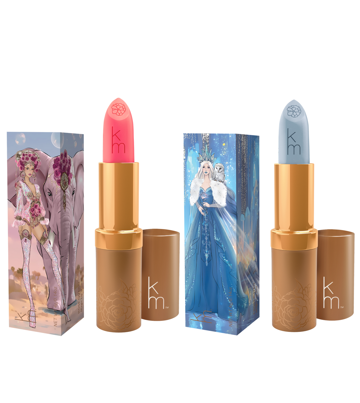 MAGIC DUO - 39 Frost Bitten & 40 Rose Quartz