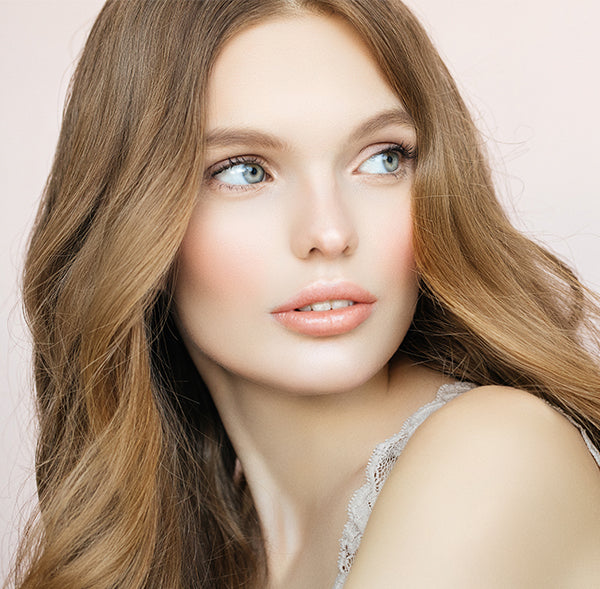 Moisturising lip balm showing natural finish 